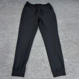 Birddogs Gabe Ruths Jogger Pant Men Large Black Slim Tapered Lined Stretch